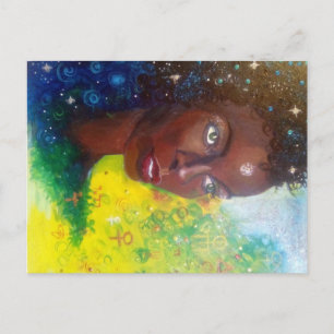 La tarjeta postal de Saraswati