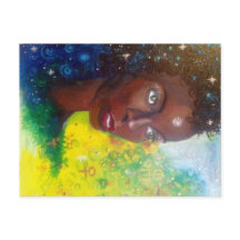 La tarjeta postal de Saraswati