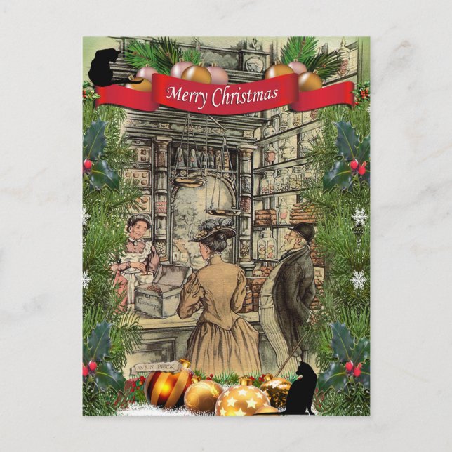 La tarjeta postal de vacaciones de Anton Pieck (Anverso)