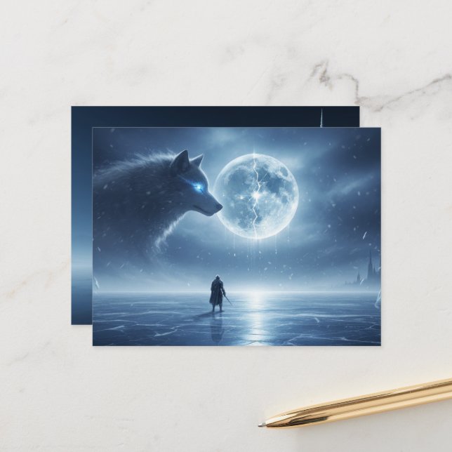 La tarjeta postal de valor de un guerrero silencio (Anverso/Reverso In Situ)