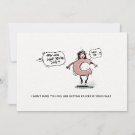 La tarjeta postal del cáncer de vergüenza