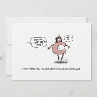 La tarjeta postal del cáncer de vergüenza