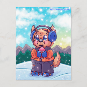 La tarjeta postal del Día de las Nieves en Kiba