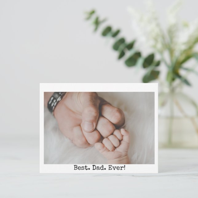 La tarjeta postal del Día del Personalizado del Me (Anverso de pie)