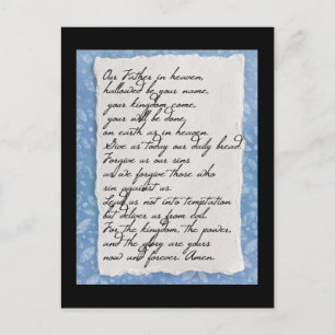 La tarjeta postal del Padrenuestro