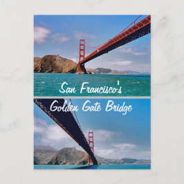 La tarjeta postal del puente Golden Gate de San Fr