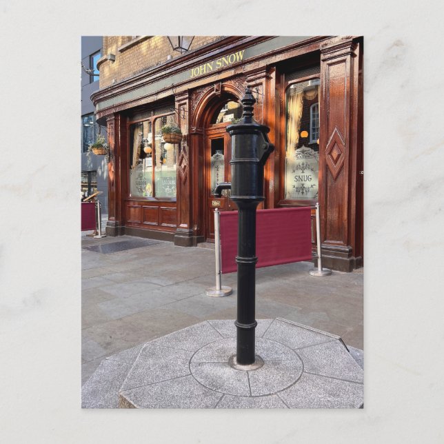 La tarjeta postal del Reino Unido Soho, Londres (Anverso)