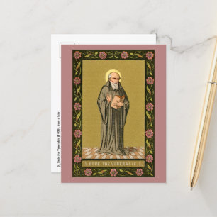 La tarjeta postal El Venerable Beda predicando (P 