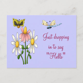 La tarjeta postal Garden Buzz