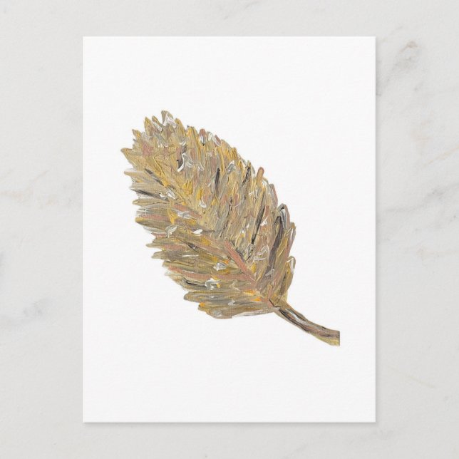 La tarjeta postal Golden Leaf -1 (Anverso)