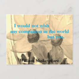 La tarjeta postal más vacía de Shakespeare