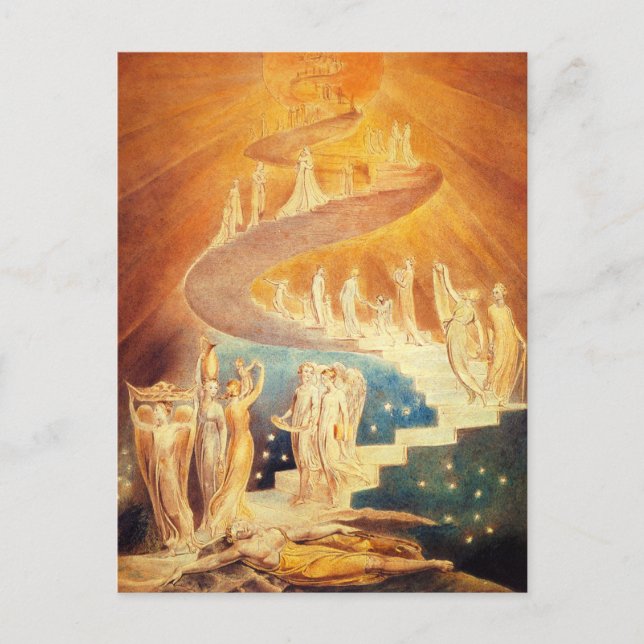 La tarjeta postal principal de William Blake Jacob (Anverso)