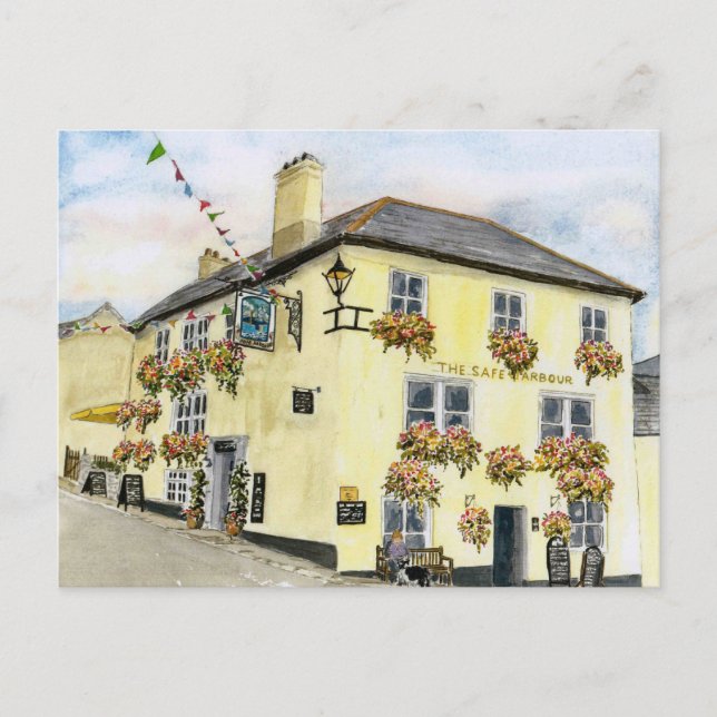 La tarjeta postal "Safe Harbor" (Anverso)