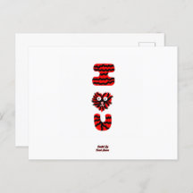 La tarjeta postal U confusa