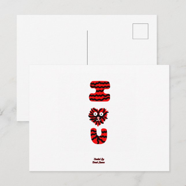 La tarjeta postal U confusa (Anverso / Reverso)