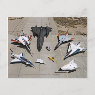 La tarjeta postal X-31, F-15S/MTD, SR-71, F-106, F