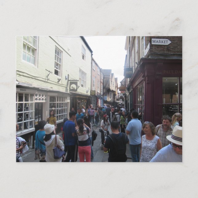 La tarjeta postal York Shambles (Anverso)