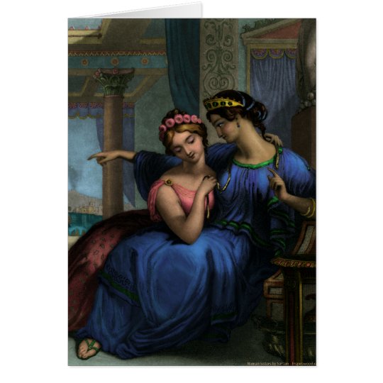La tarjeta romana de las hermanas