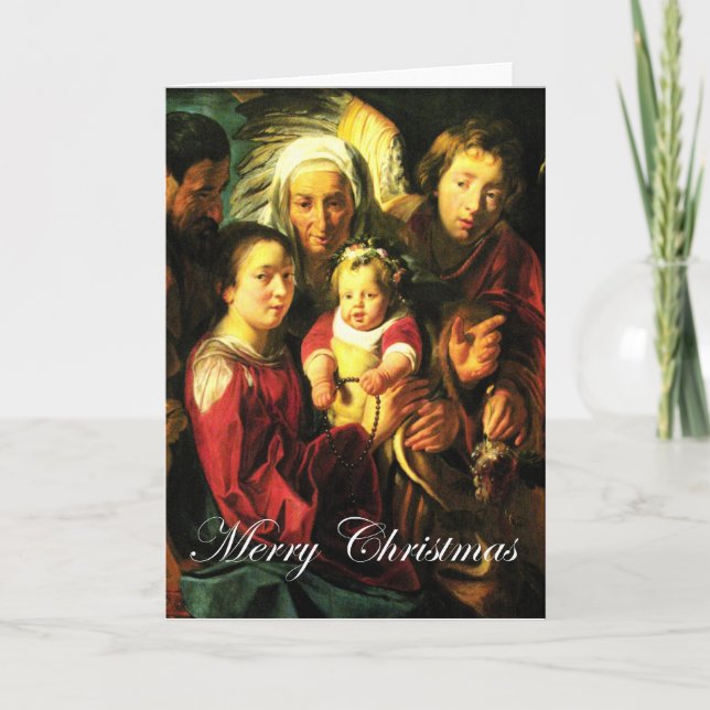 La tarjeta santa de la familia (Anverso)