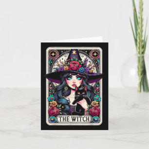 La tarjeta Tarot de brujas Halloween Vibes góticos