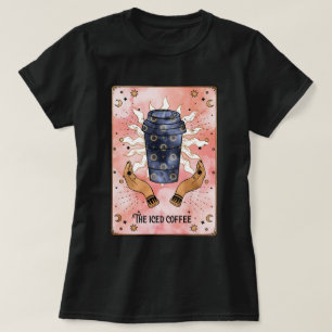 La Tarjeta Tarot De Café Helado Relajó La Camiseta