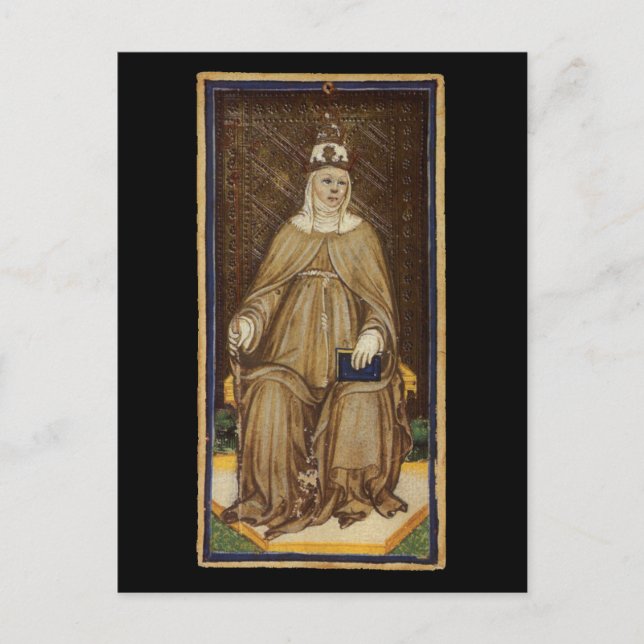 La tarjeta Tarot de la alta sacerdotisa (Anverso)