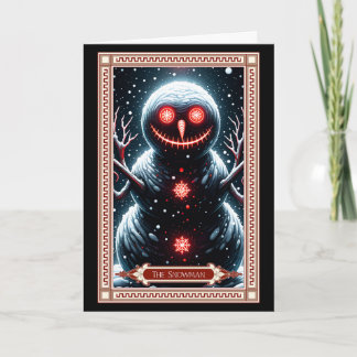 La tarjeta Tarot de Snowman
