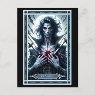 La tarjeta Tarot de vampiros