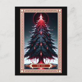 La tarjeta Tarot del árbol de Navidad