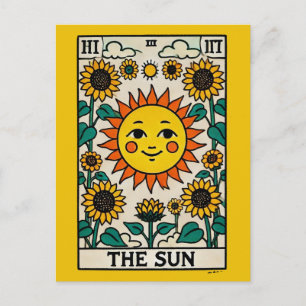 La tarjeta Tarot Sun Sunshine