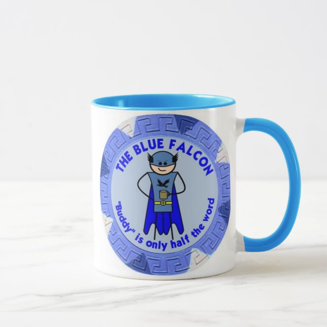 La taza azul del halcón (Derecha)