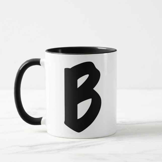 La taza "B" (Izquierda)