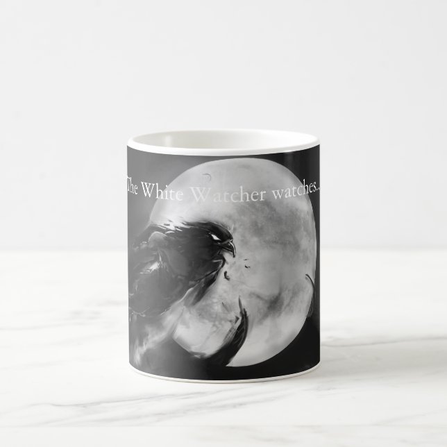 La taza blanca del vigilante (Centro)