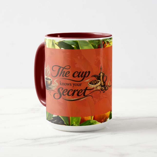 La Taza Conoce Tu Secreto — Taza de Café (Anverso izquierdo)