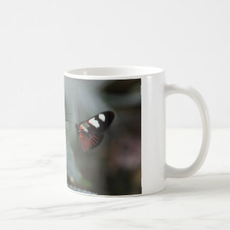 la taza de café con 2 mariposas… viene junta