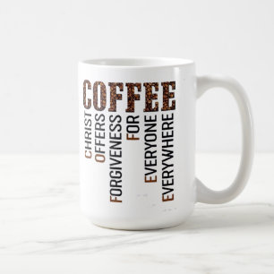 La TAZA de CAFÉ Cristo ofrece el perdón para cad