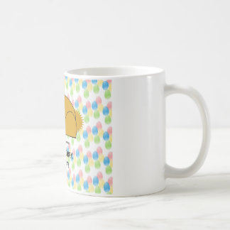 La taza de café de Buuny no se preocupa sea feliz