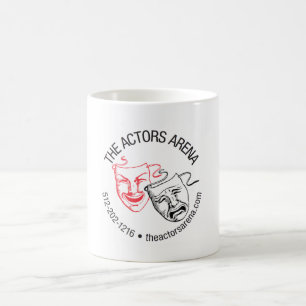 ¡La taza de café de la arena de los actores!