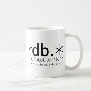 La taza de café de la base de datos del robot
