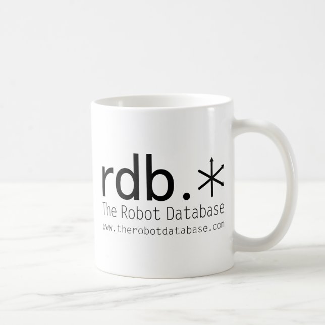 La taza de café de la base de datos del robot (Derecha)