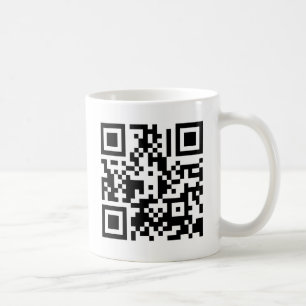 La taza de café del cubo el   de QR