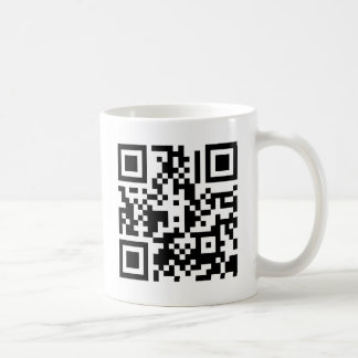 La taza de café del cubo el | de QR