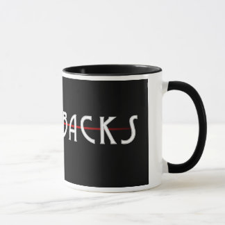 La taza de café del diseñador de los retrocesos