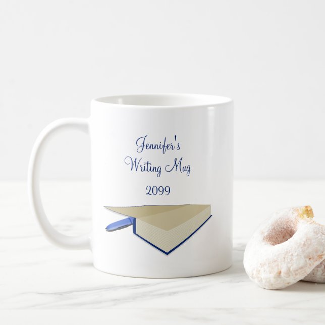 La taza de café del escritor (Con donut)
