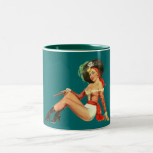 La taza de café del pirata de la sirena del