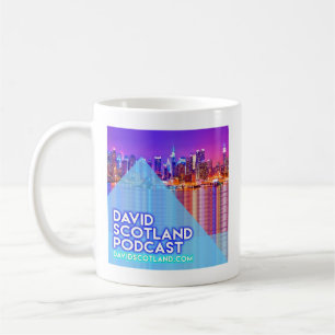 La taza de café del podcast de David Escocia