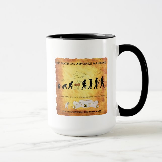 La taza de café este hombre de las cavernas (Derecha)