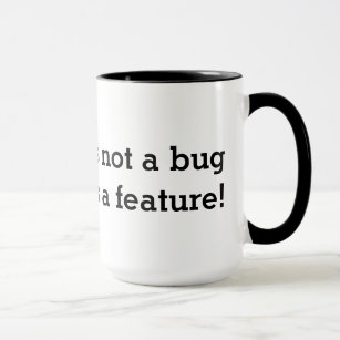 ¡La taza de café Geeky el   no es un insecto que