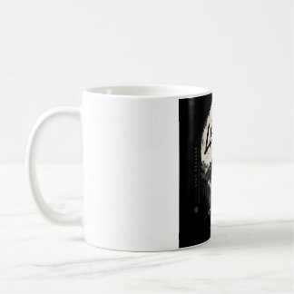 La taza de café gráfica de montaña vintage The Leg