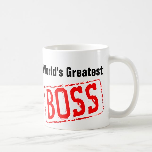La taza de café más grande de Boss del mundo (Derecha)